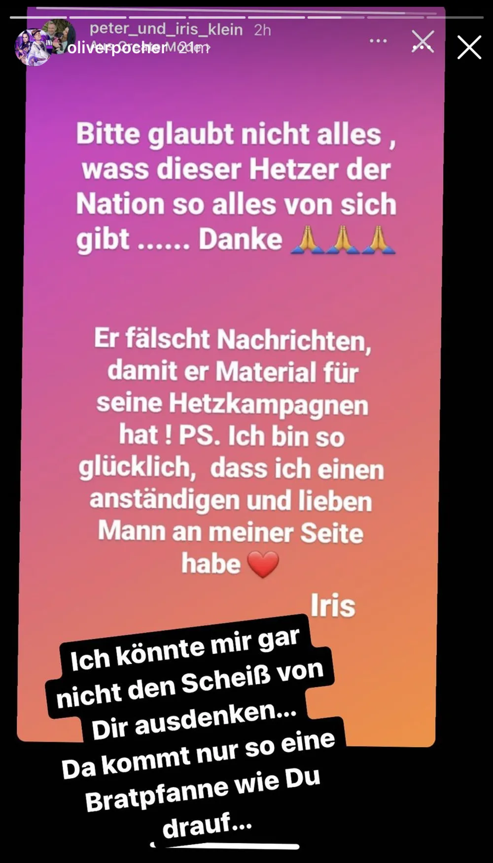 Oliver Pocher und Iris Klein Oliver Pocher und Iris Klein