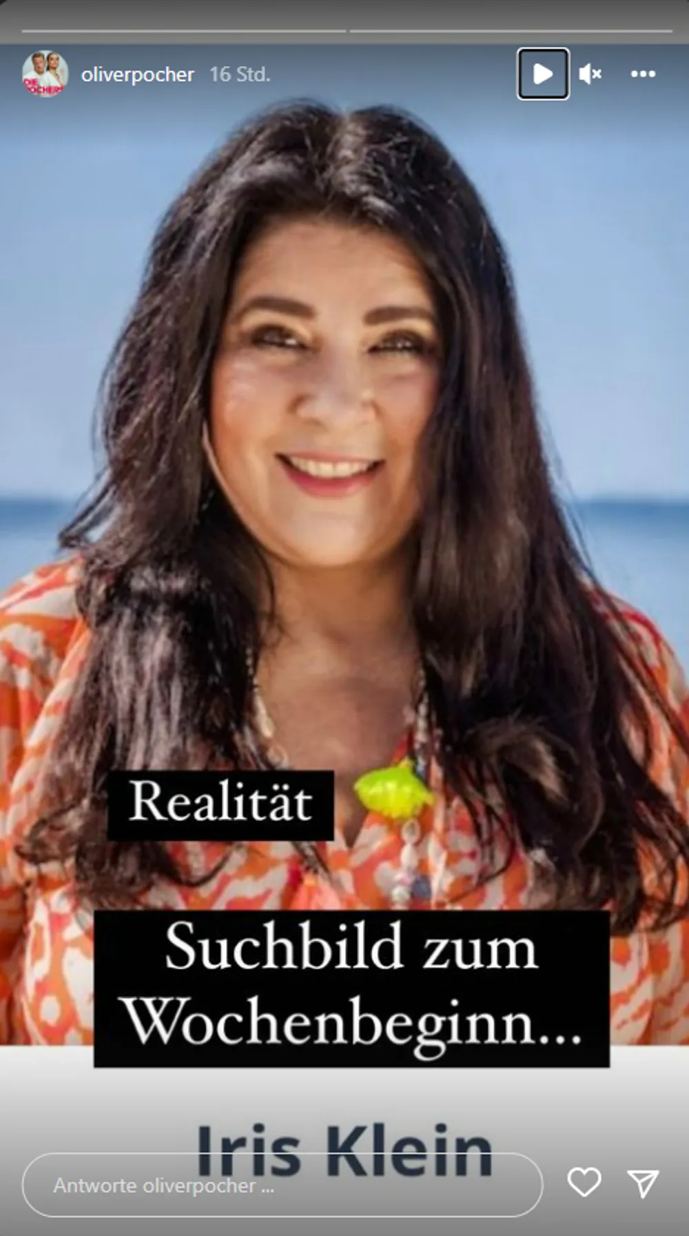 Oliver Pocher zu Iris Klein Oliver Pocher zu Iris Klein
