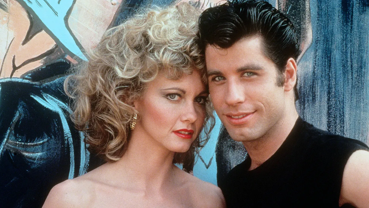 Olivia Newton-John und John Travolta in "Grease"
