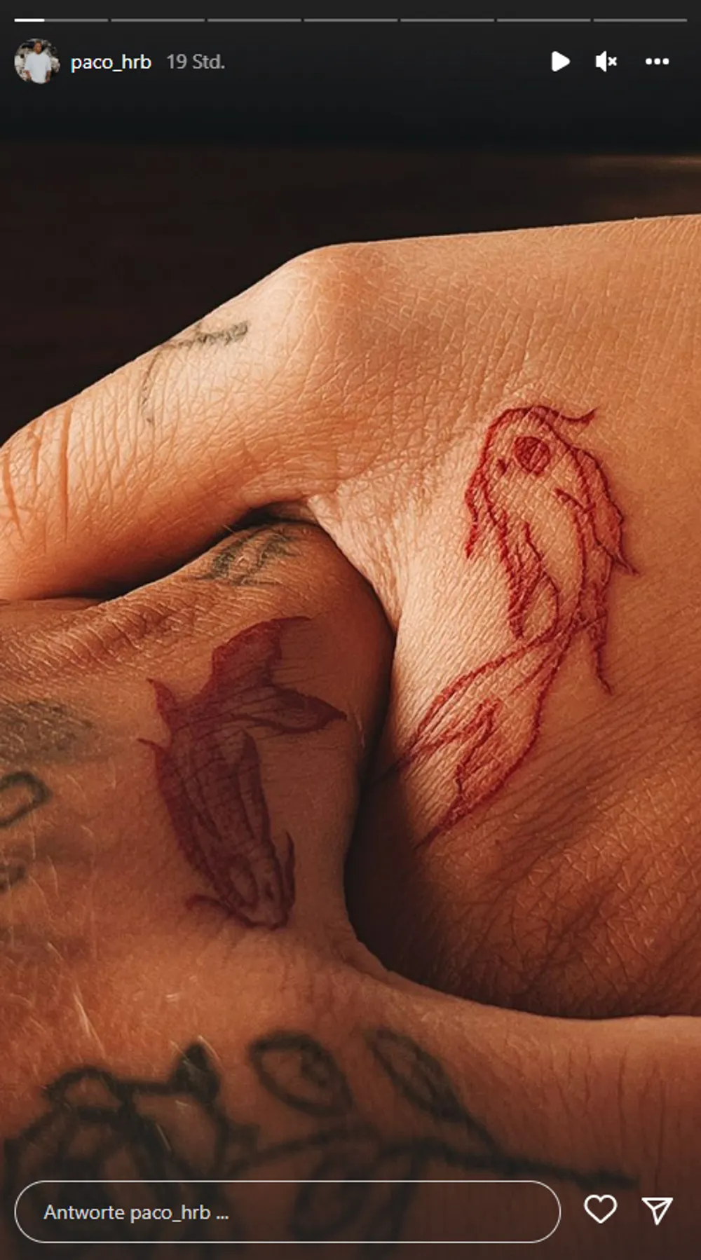 Paco Herb Pärchen-Tattoo Paco Herb Pärchen-Tattoo