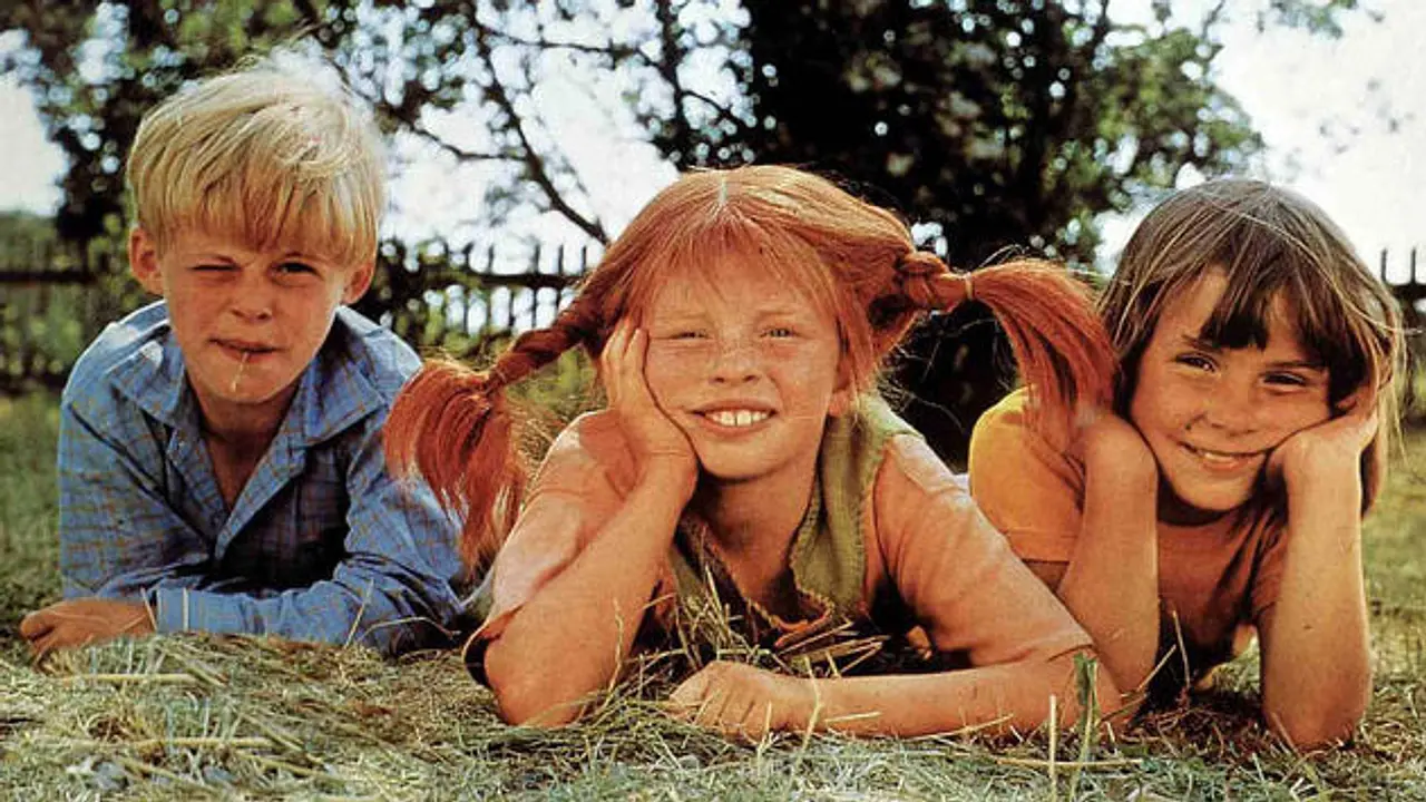 Pippi Langstrumpf, Tommy und Annika Settergren als Trio Pippi Langstrumpf, Tommy und Annika Settergren als Trio - Foto: Imago