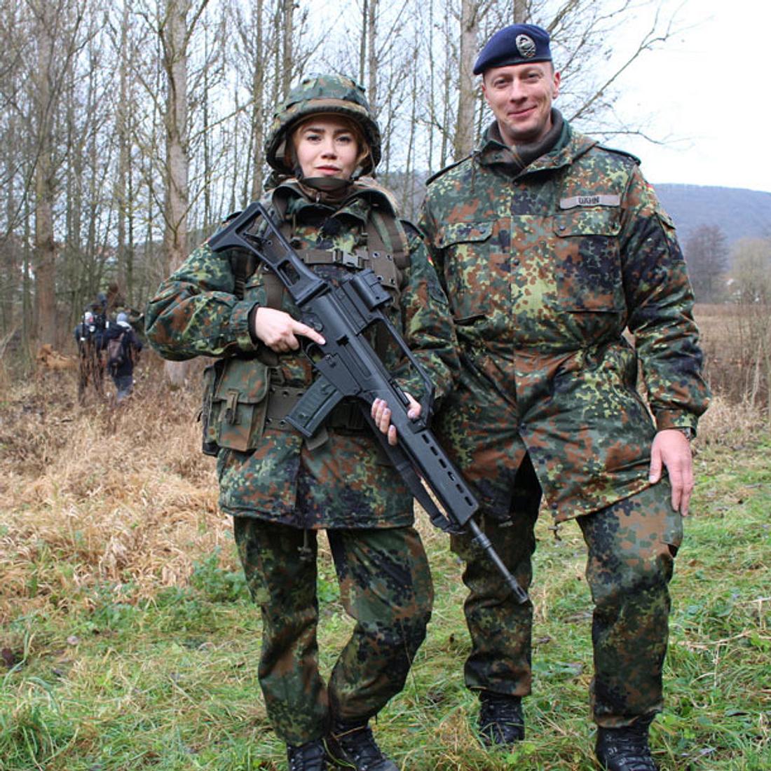 Irres TV-Experiment: Palina Rojinski wird bei ProSieben zur Soldatin