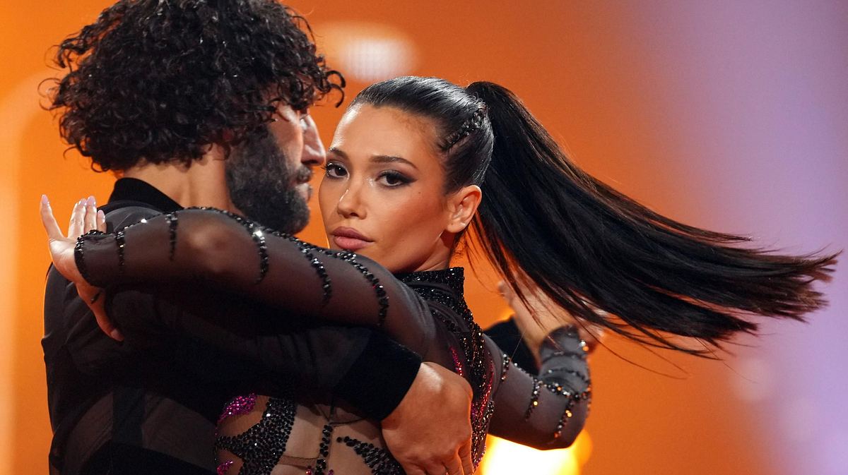 Massimo Sinató und Paola Maria bei Let's Dance