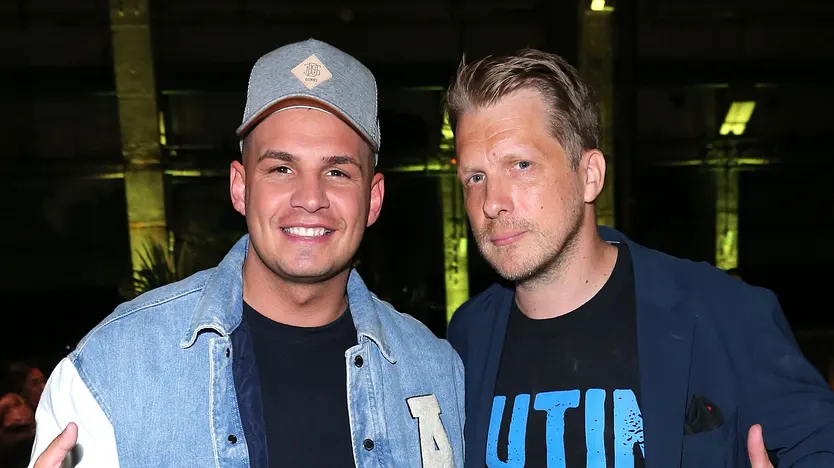 Pietro Lombardi und Oliver Pocher