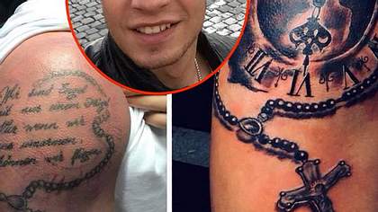 Endgültig: Pietro Lombardi lässt Sarah-Tattoo überstechen - Foto: Facebook/ Pietro Lombardi