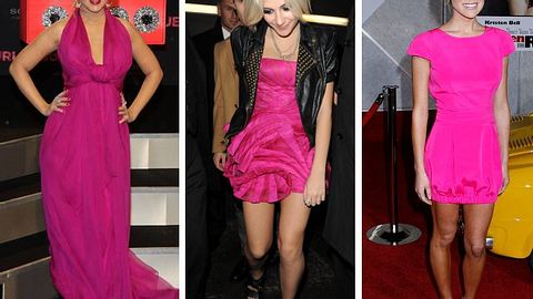 Pink, pink, pink sind alle meine Kleider! Star-Trend: Pink - Bild 1 - Foto: WENN