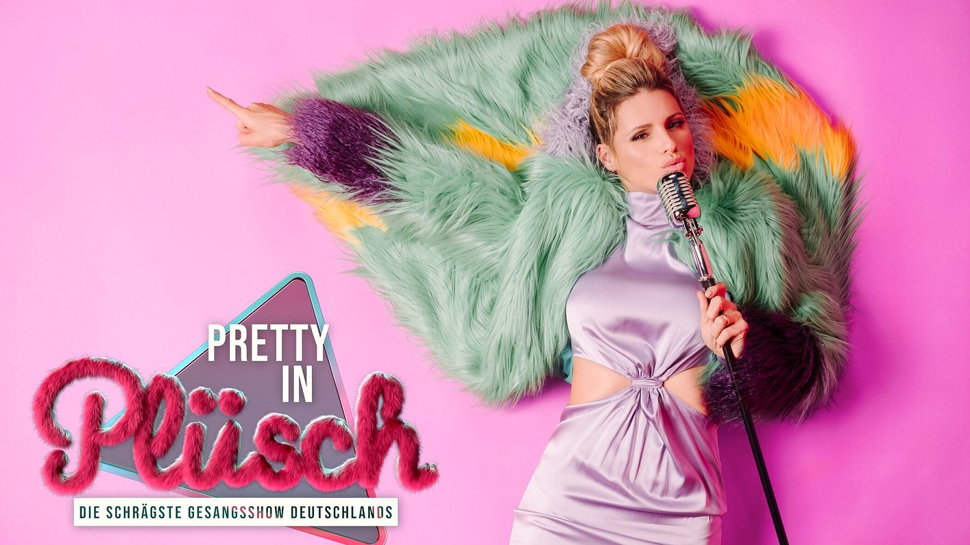 Pretty in Plüsch-Moderatorin Michelle Hunziker