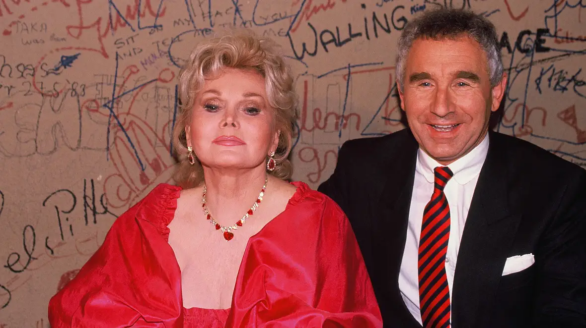 Prinz Frederic von Anhalt und seine Frau Zsa Zsa Gabor 1990 Prinz Frederic von Anhalt und seine Frau Zsa Zsa Gabor 1990