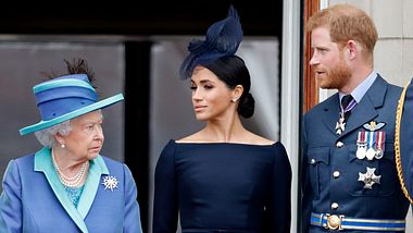 Queen Elizabeth, Herzogin Meghan, Prinz Harry - Foto: GettyImages