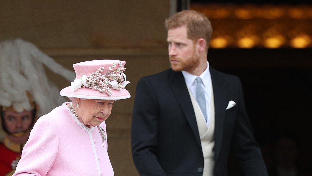 Queen Elizabeth und Prinz Harry