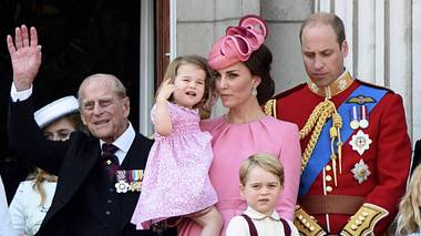 Prinz Philip, Herzogin Kate und Prinz WIlliam - Foto: imago