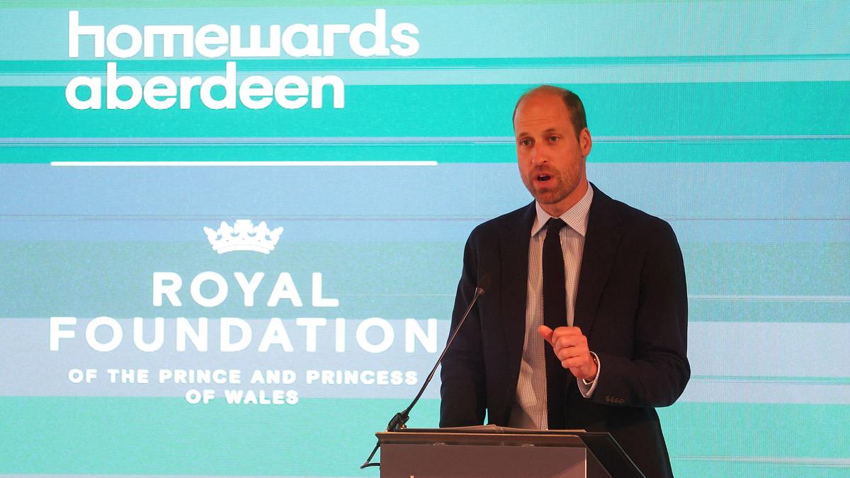 Prinz William spricht beim Charity-Event in Aberdeen, Schottland.