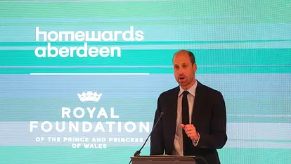 Prinz William spricht beim Charity-Event in Aberdeen, Schottland.