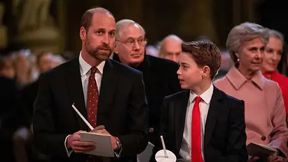 Prinz William mit seinem Sohn George