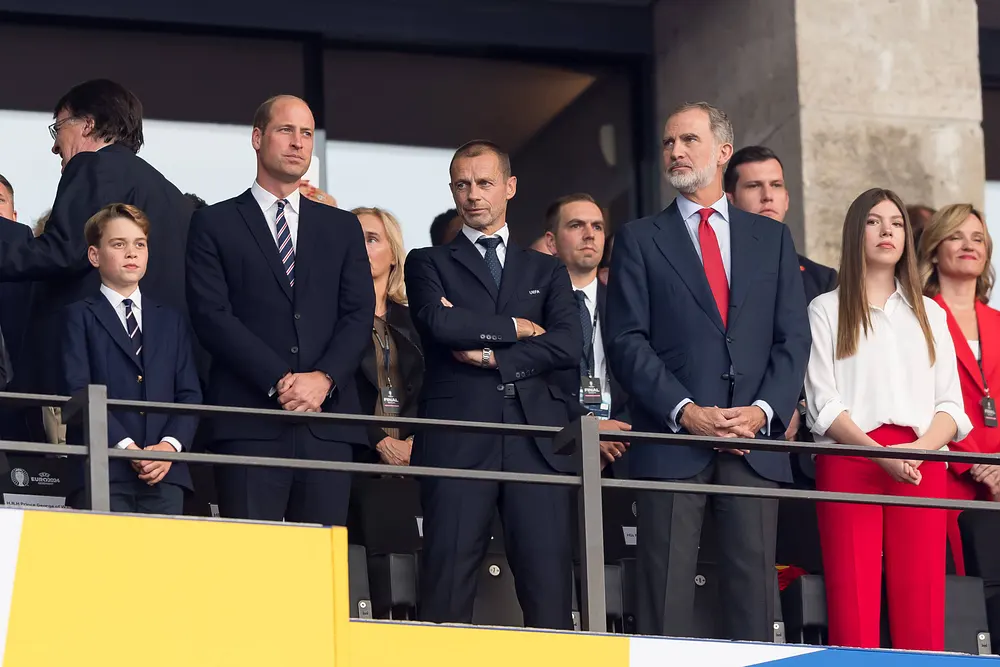 Prinz George, Prinz William, König Felipe VI & Prinzessin Sofia Prinz George, Prinz William, König Felipe VI & Prinzessin Sofia
