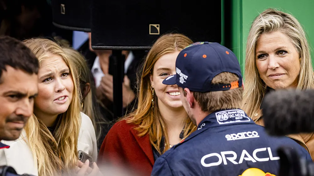 Prinzessin Amalia Prinzessin Alexia Königin Maxima Max Verstappen Prinzessin Amalia Prinzessin Alexia Königin Maxima Max Verstappen
