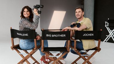 Promi Big Brother-Moderatoren Marlene Lufen und Jochen Schropp - Foto: SAT.1/Christoph Köstlin