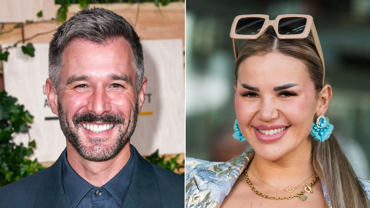 Fotocollage von Jochen Schropp und Kim Virginia. Beide lächeln breit. Sie trägt eine große Sonnenbrille auf dem Kopf. - Foto: IMAGO / BREUEL-BILD & IMAGO / brennweiteffm (Fotocollage)