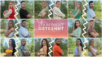 Prominent getrennt