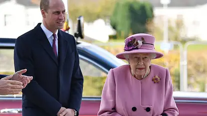 Prinz William & Queen Elizabeth II. 