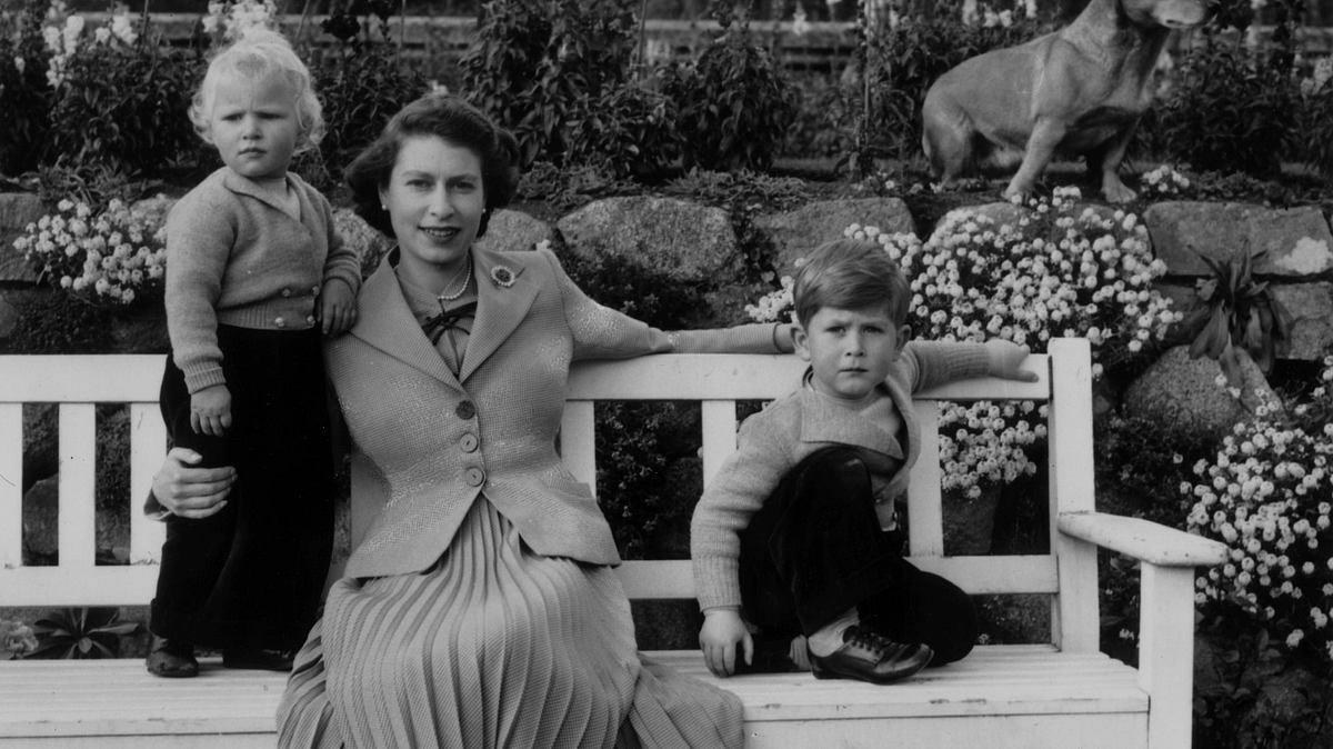 Queen Elizabeth und ihre Kinder