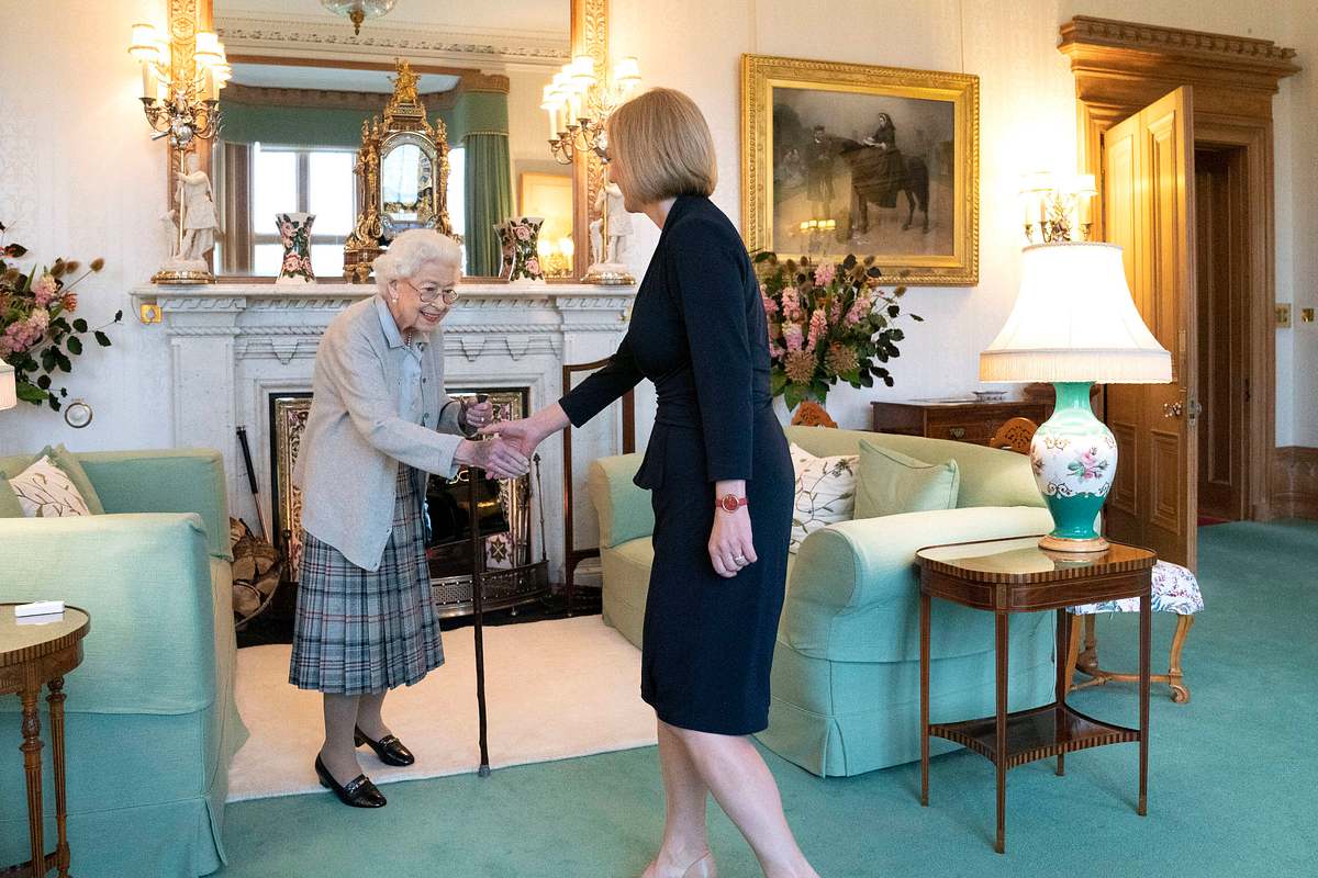 Queen Elizabeth Liz Truss