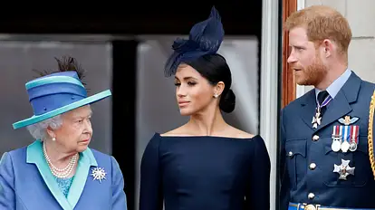 Queen Elizabeth, Herzogin Meghan, Prinz Harry