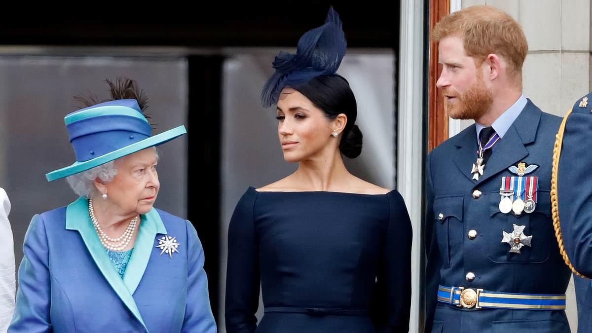 Queen Elizabeth II., Herzogin Meghan & Prinz Harry