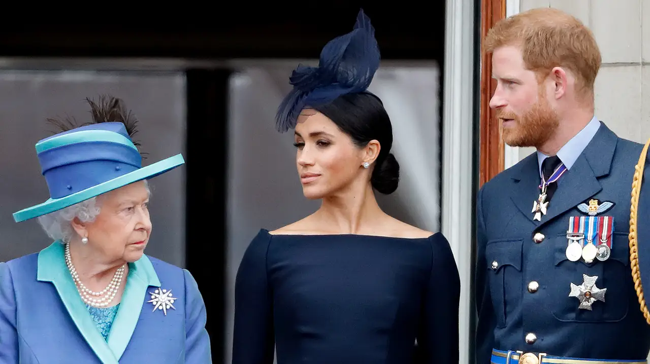 Queen, Meghan und Harry Queen, Meghan und Harry - Foto: Getty Images