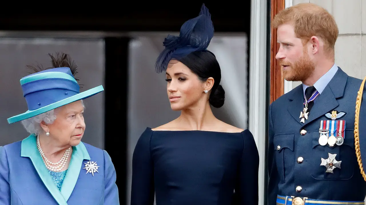 Harry, Megan und die Queen Harry, Megan und die Queen - Foto: Getty Images