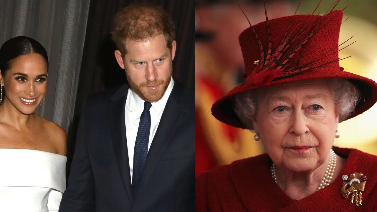 Herzogin Meghan, Prinz Harry und Queen Elisabeth Herzogin Meghan, Prinz Harry und Queen Elisabeth - Foto: Getty Images / Dan Kitwood