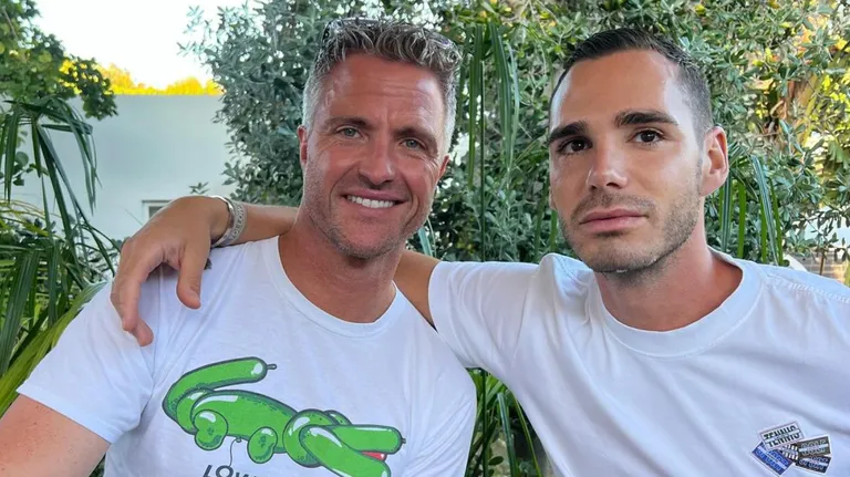Ralf Schumacher und Freund Étienne