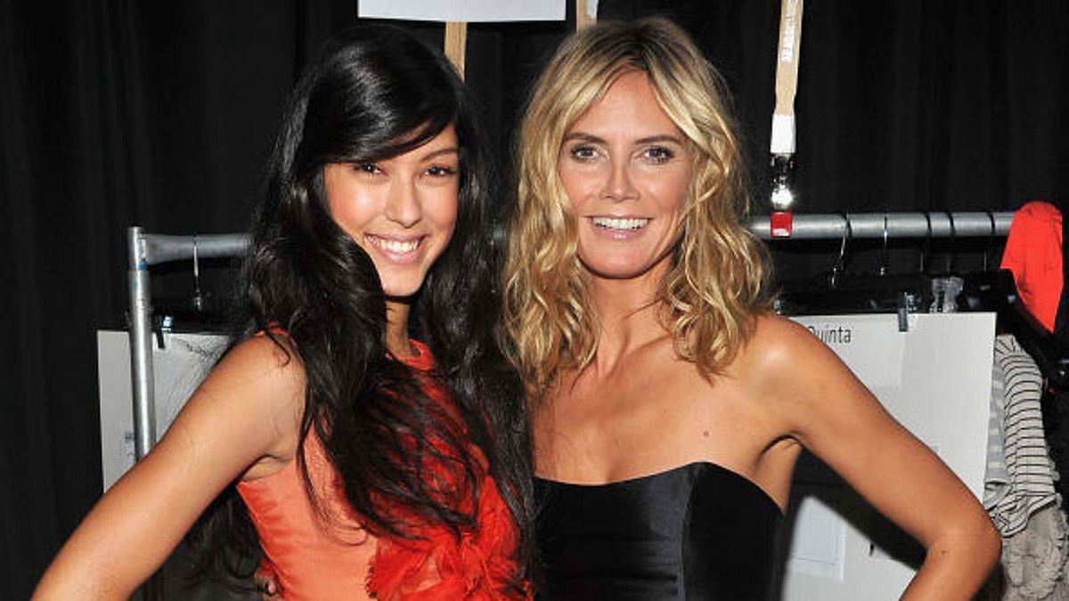 Rebecca Mir und Heidi Klum