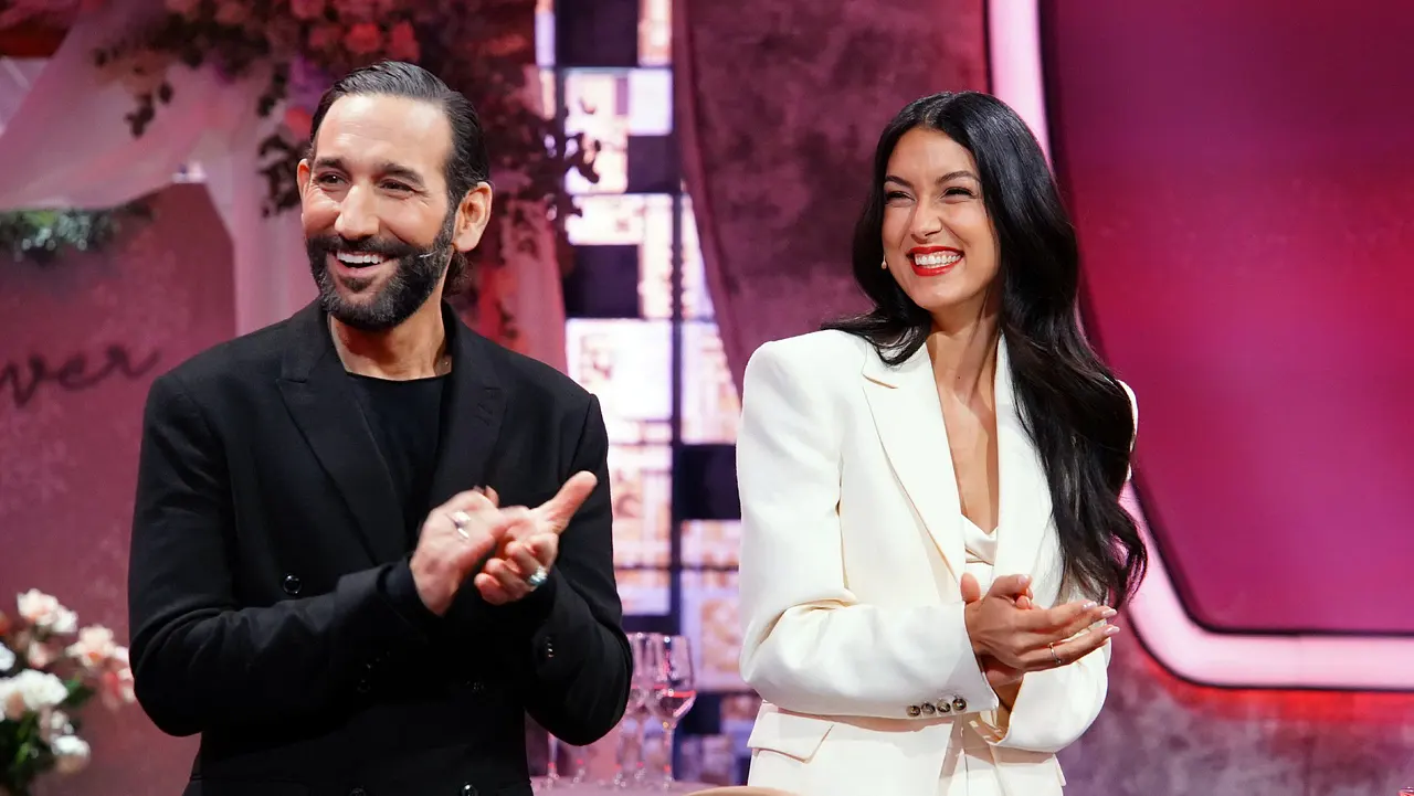 Massimo Sinató und Rebecca Mir Massimo Sinató und Rebecca Mir - Foto: RTL/ Stefan Gregorowius