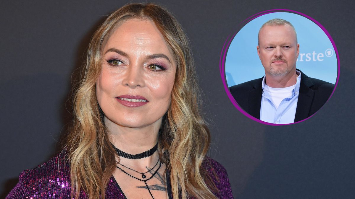 Regina Halmich und Stefan Raab