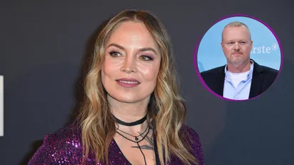 Regina Halmich und Stefan Raab