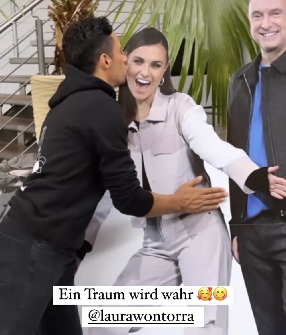 René Casselly und Laura Wontorra René Casselly und Laura Wontorra