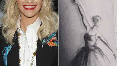 Rita Ora hat sich tätowieren lassen. - Foto: WENN.com / Instagram/ritaora