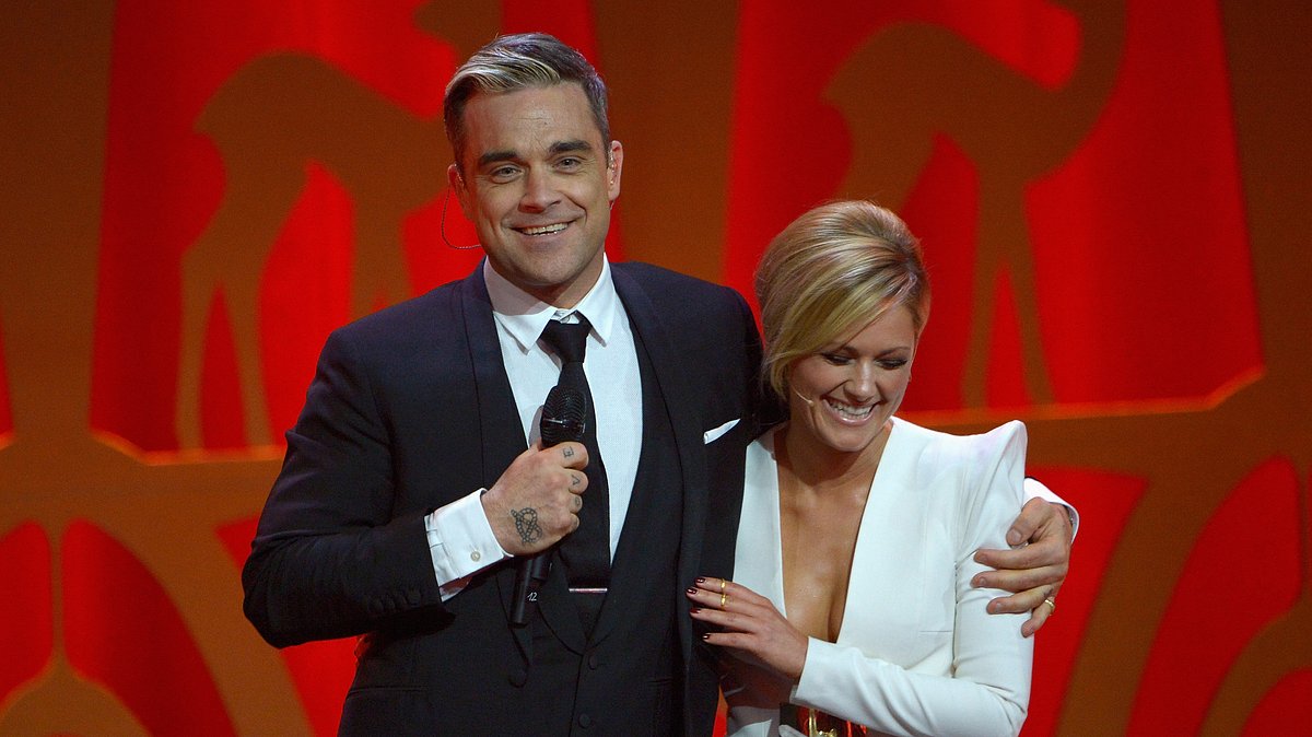 Robbie Williams und Helene Fischer