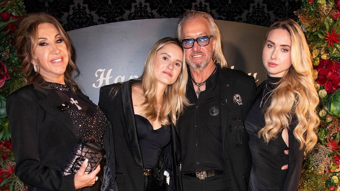 Robert Geiss & seine Töchter Davina und Shania
