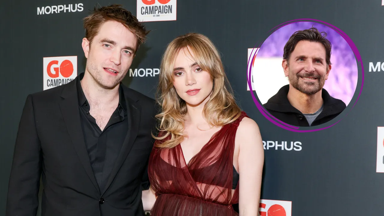 Robert Pattinson, Suki Waterhouse und Bradley Cooper