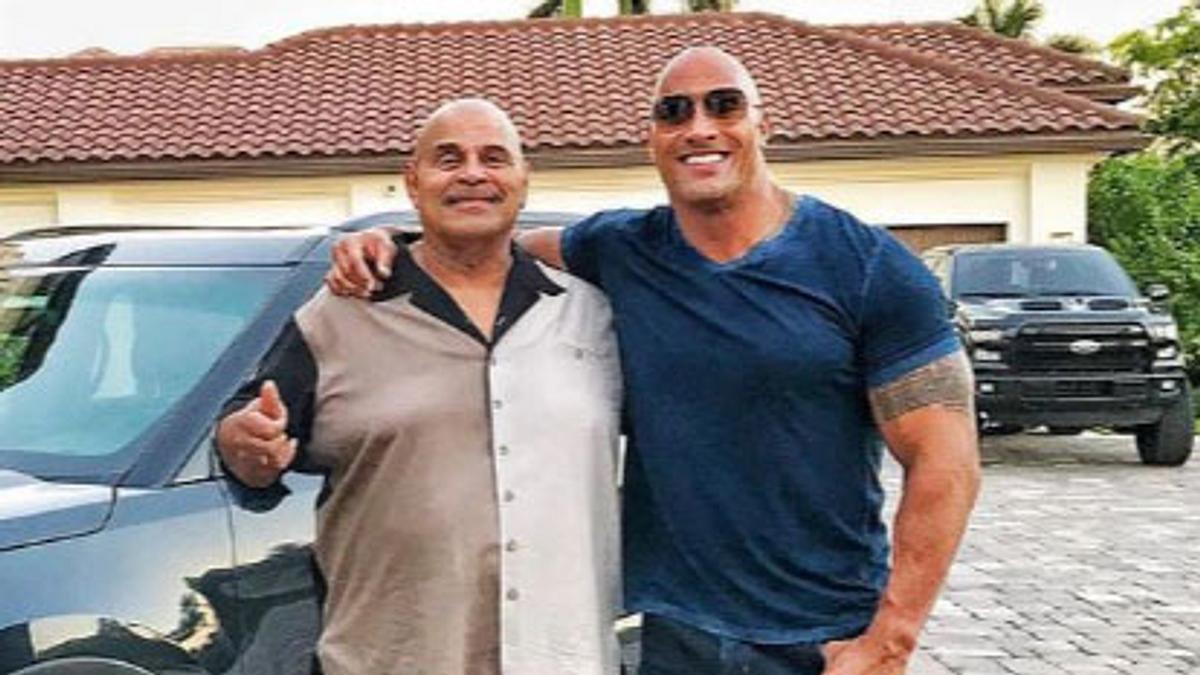 Rocky Johnson und Dwayne Johnson