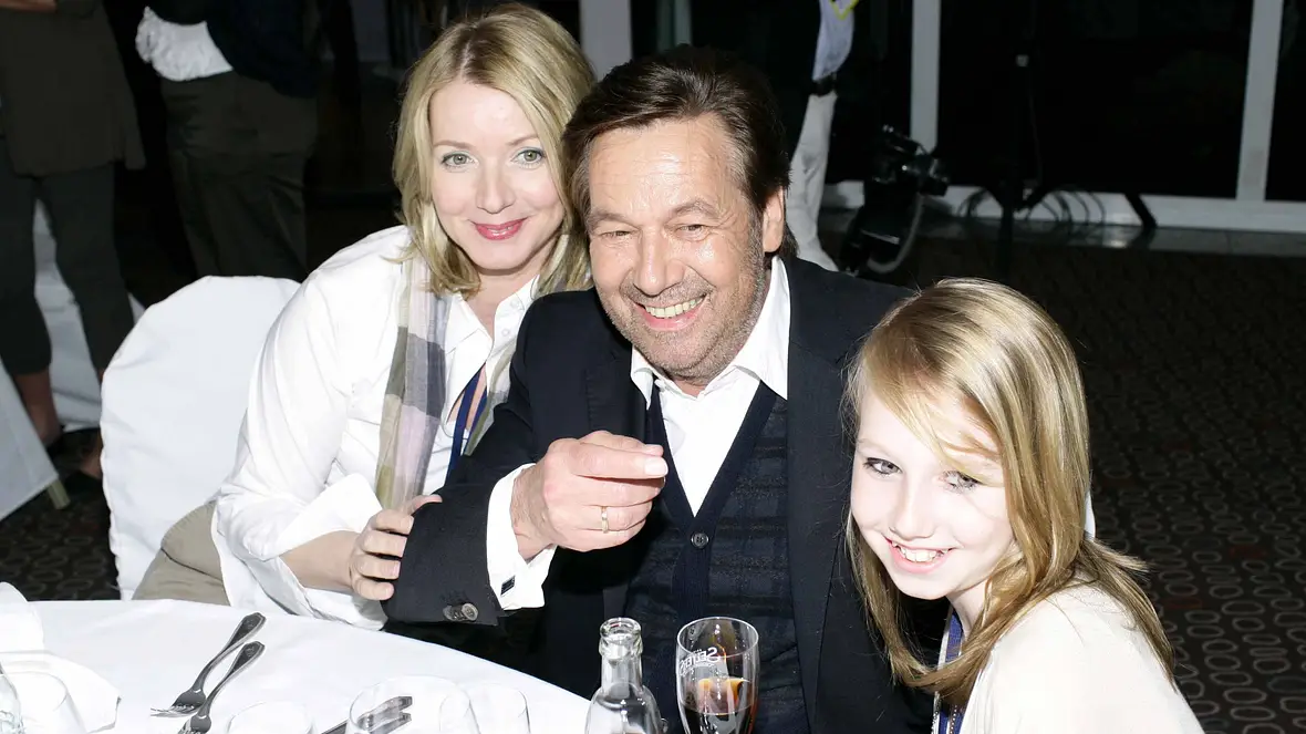 Roland Kaiser mit Frau und Tochter Roland Kaiser mit Frau und Tochter