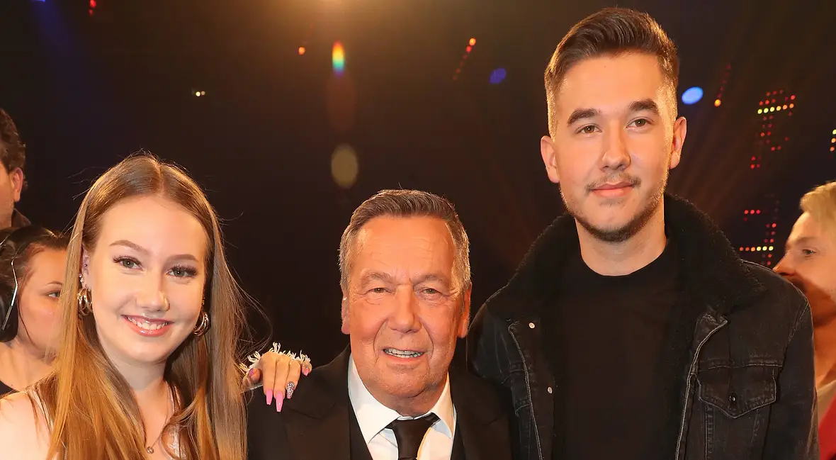 Roland Kaiser mit seinen Kindern Annalena und Jan Roland Kaiser mit seinen Kindern Annalena und Jan