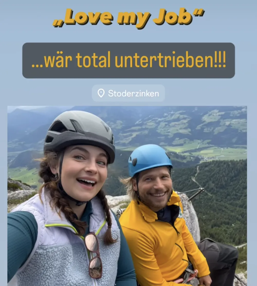 Ronja Forcher und Sebastian Ströbel Ronja Forcher und Sebastian Ströbel