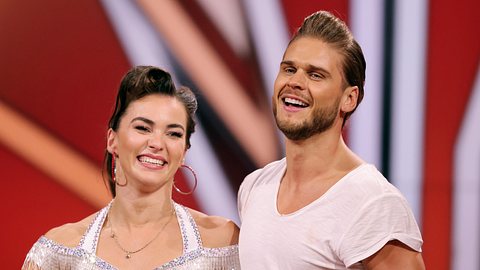 Rúrik Gíslason und Renata Lusin - Foto:  Andreas Rentz/Getty Images