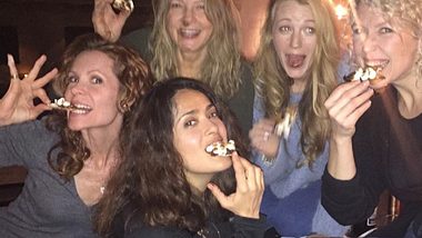 Salma Hayek und ihre Freundinnen amüsieren sich köstlich - Foto: Instagram/ salmahayek