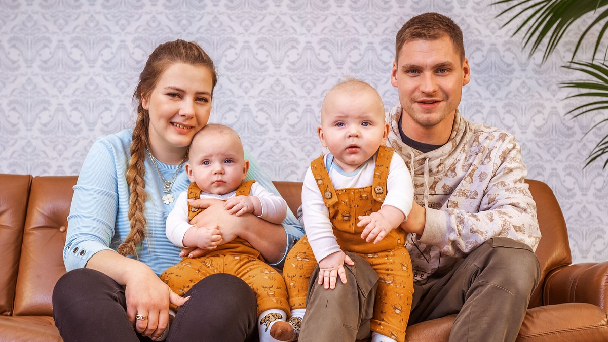 Sarafina, Peter, Emory und Casey Wollny