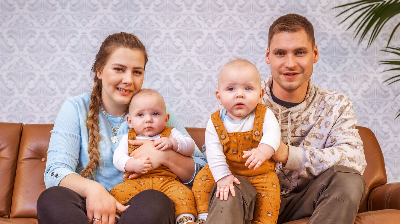 Sarafina Wollny und Familie