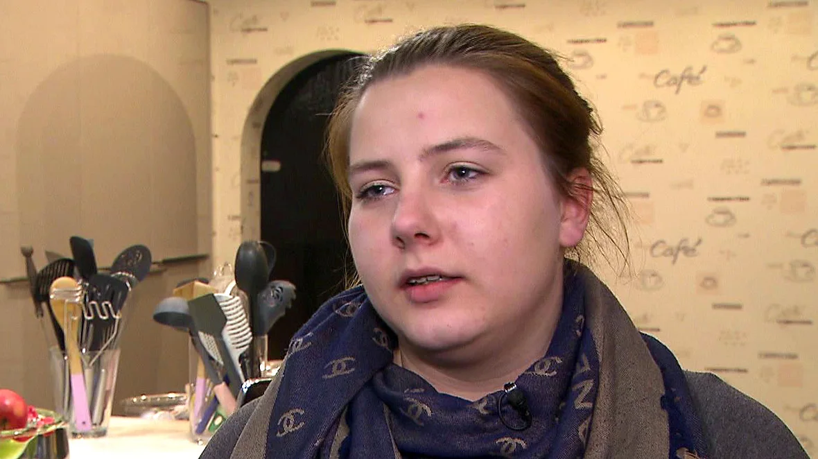 Sarafina Wollny schaut genervt Sarafina Wollny schaut genervt